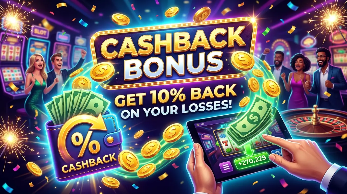 Agent No Wager cashback bonus
