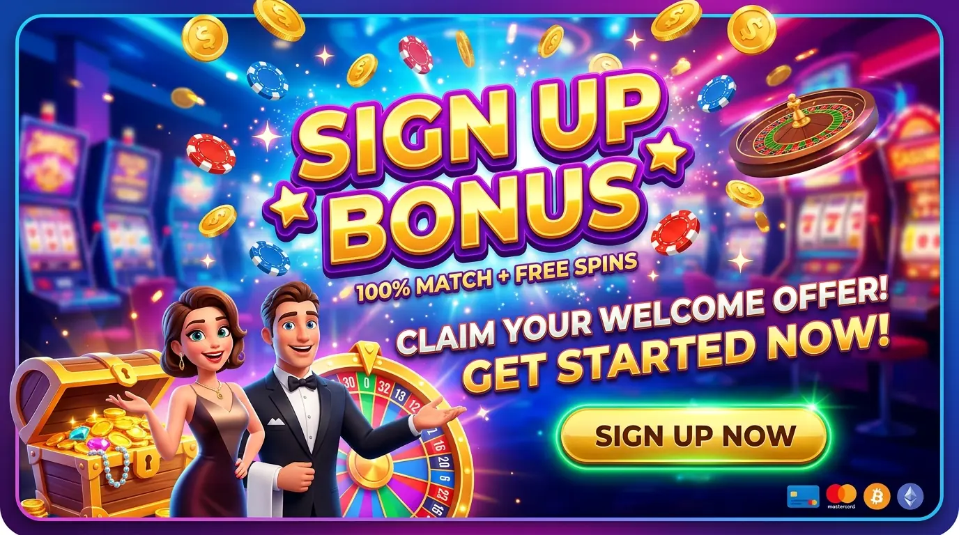 Agent No Wager casino sign up bonus